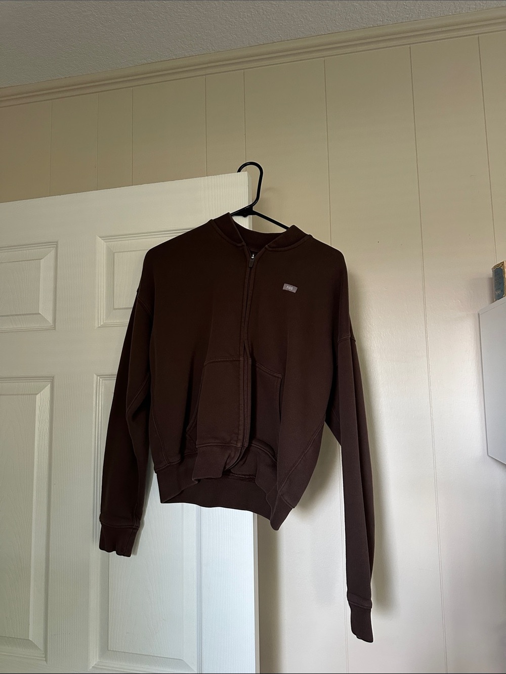 Figs Hot Fudge Loungewear Bomber